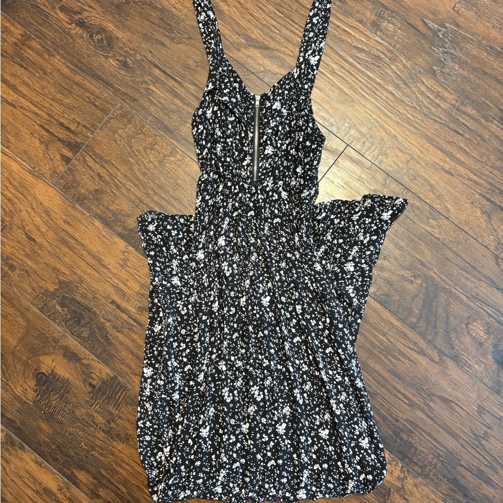 Charlotte Russe Monochrome Floral Dress